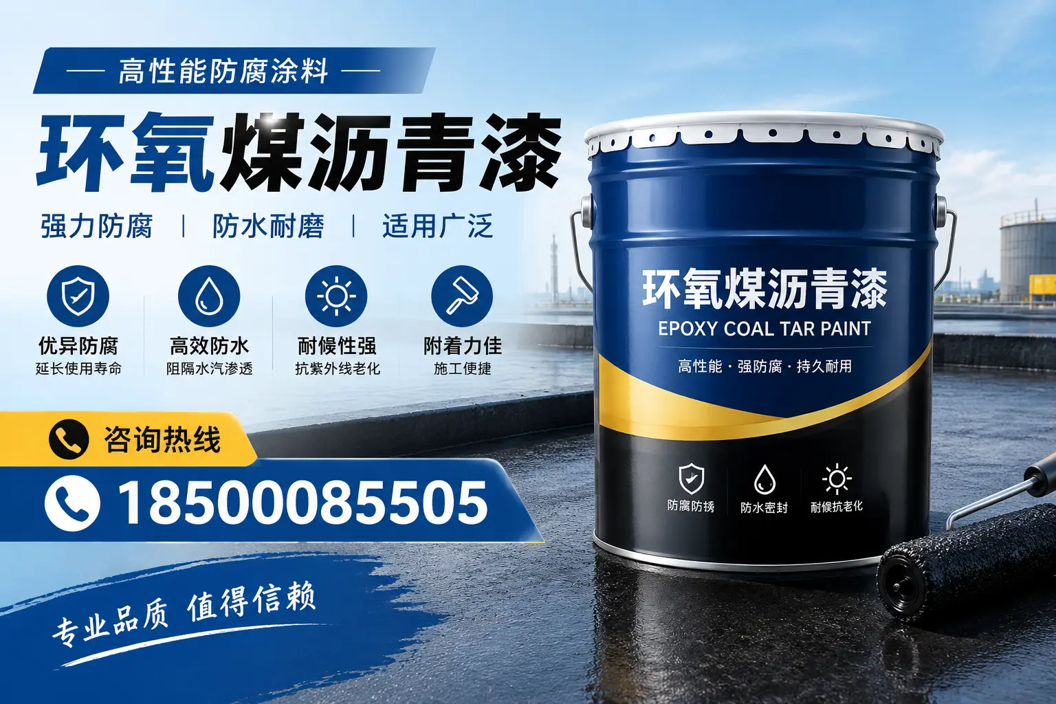 环氧煤沥青漆的主要成分与功能,九江用户深度了解